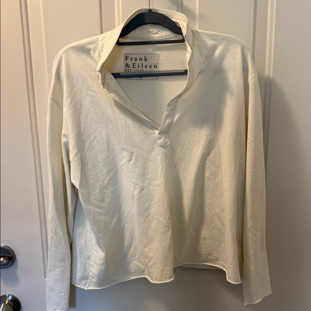 Frank & Eileen Off-White Button Down Shirt